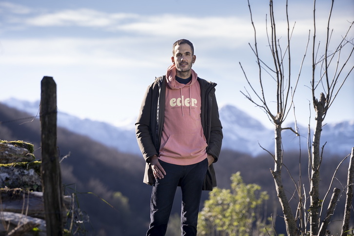 Julio Soto, igande goiz honetan Gorritin.