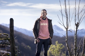 Julio Soto, igande goiz honetan Gorritin.