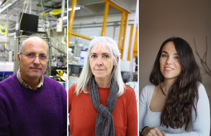 EHUko ikertzaile sarituak, irudian.