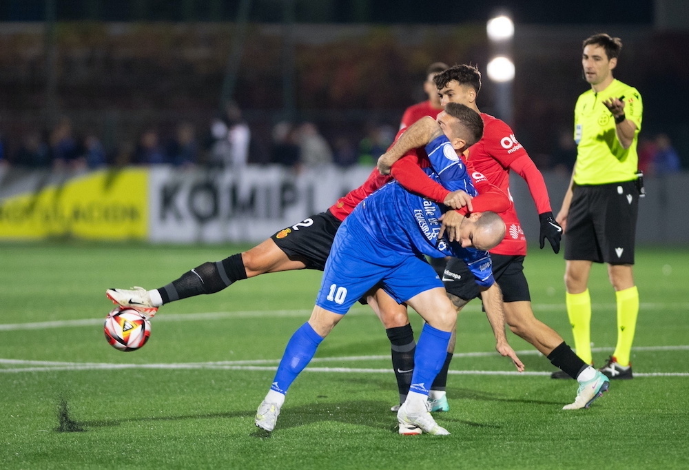 El Valle de Egües ha perdido ante el Mallorca. (Jagoba MANTEROLA / FOKU) El Valle de Egües ha perdido ante el Mallorca. (Jagoba MANTEROLA / FOKU)