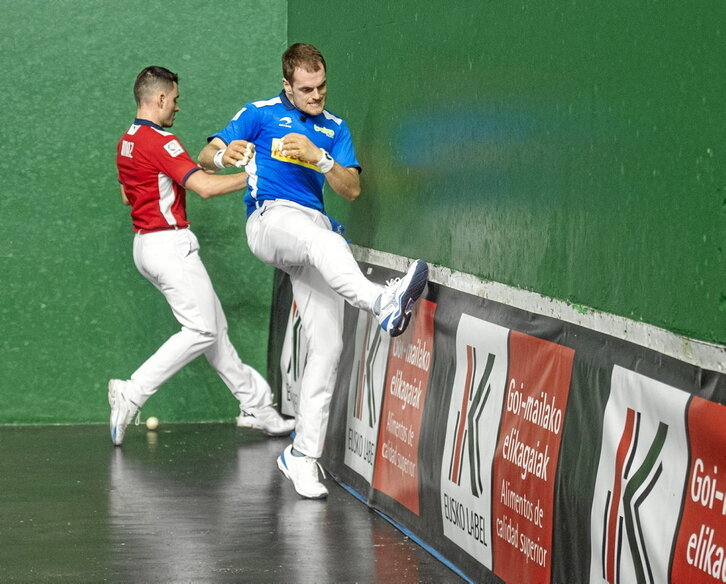 Unai Lasori gogotsu sumatzen zitzaion, baina ezinean aritu zen eta momentu batzuetan haserre ere bai.