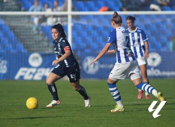 Nerea Eizagirre en una acción del encuentro disputado en Huelva.