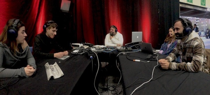 Sara Losúa, Julen Goldarazena eta Jon Martin