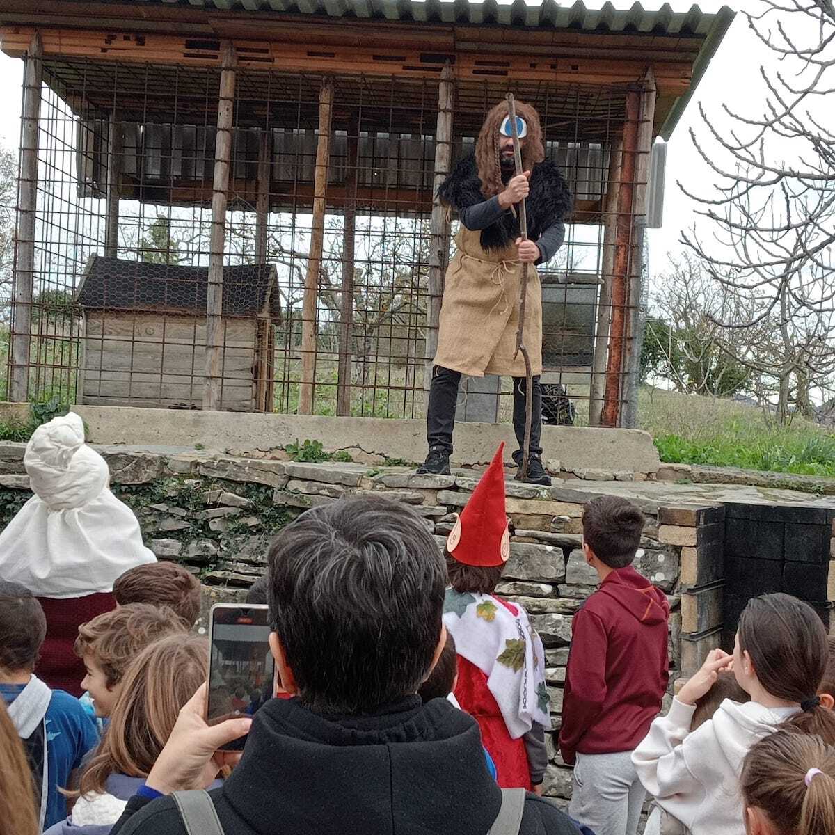 Olentzero Solidarioaren azken edizioa, pasa den igandean. (Etxaurren Ikastolako Guraso Elkartea)