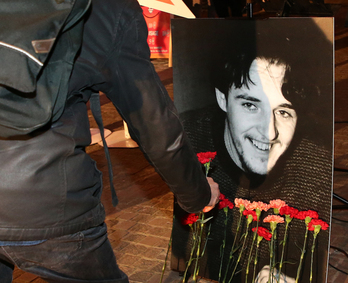 Ramon Oñederrari omenaldia, bere heriotzaren 35. urteurrenean Baionan.