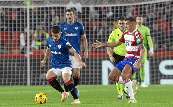 Iñigo Ruiz de Galarreta marcó en propia puerta el empate del Granada.