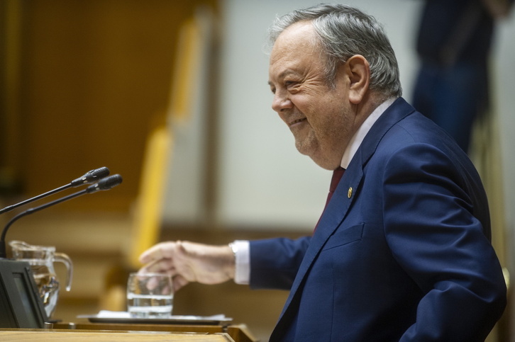 Pedro Azpiazu ha presentado sus últimos presupuestos porque anunció que no repetirá.