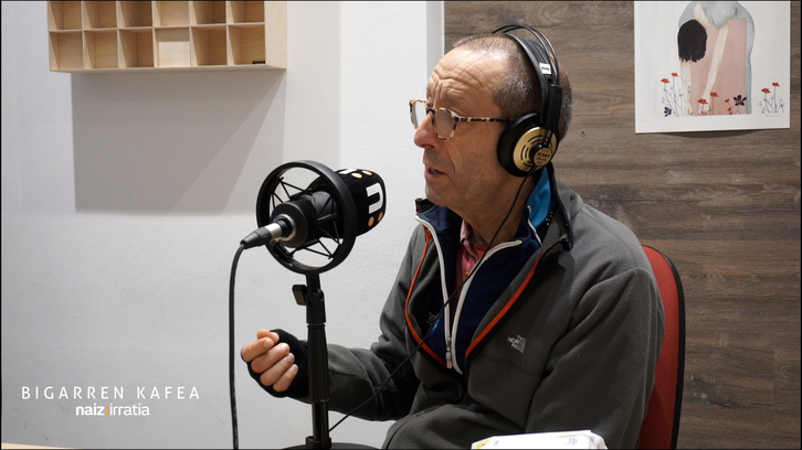 Iñaki Mezquita Joven Julian ontziaren modelista.