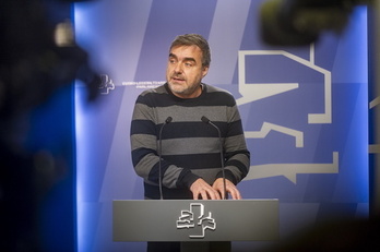 Mikel Otero mostró la voluntad de EH Bildu de negociar y aprobar la ley.