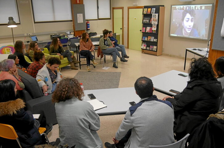 Topaketaren irudi orokorra. Zinemagile batzuk pantaila bidez parte hartu behar izan zuten.