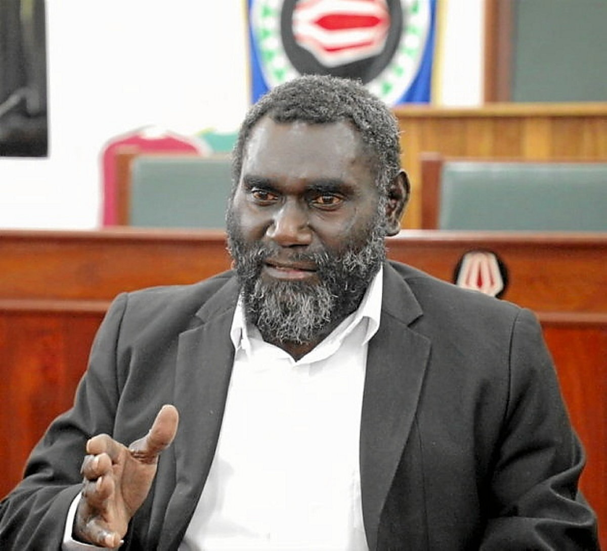 Ishmael Toroama Bougainvilleko presidentea (AUTONOMOUS BOUGAINVILLE GOVERNMENT)