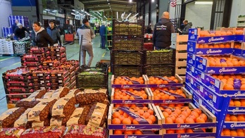 Mercabilbao afronta estas semanas una de las épocas de mayor carga del trabajo del año.