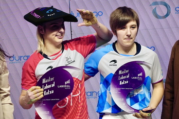 Amaia Aldai, bere hirugarren txapela buruan duela.