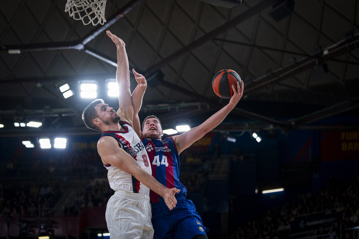 Baskonia poco ha podido hacer ante el Barça en el Palau Blaugrana.