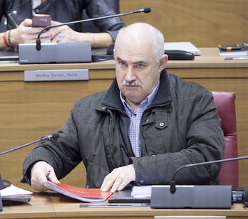 El consejero de Desarrollo Rural y Medio Ambiente del Gobierno navarro, José María Aierdi. 