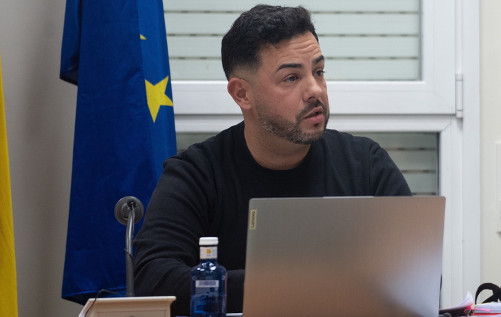Diego Viñas, teniente de alcalde de Orkoien que no dimite. 