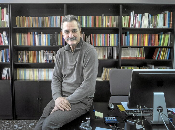 Jorge Gimenez Bech Alberdaniako editoreari 2018an hartutako irudia.