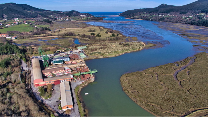 El proyecto del Guggenheim Urdaibai se prevé ubicar en Murueta.