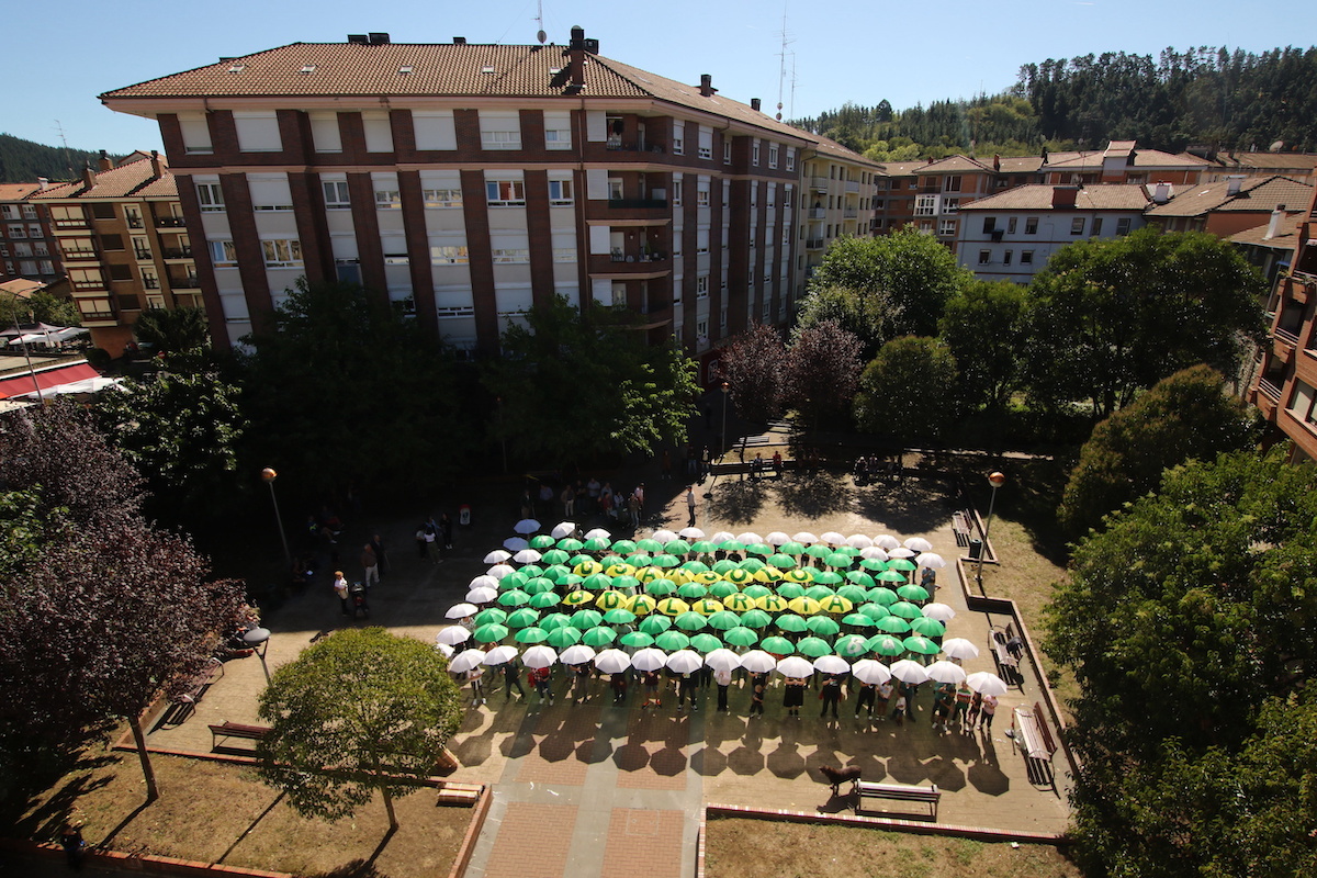 Una de las movilizaciones por la desanexión de Usansolo (Oskar MATXIN EDESA | FOKU)