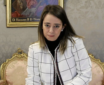 La alcaldesa de Barañain, María Lecumberri.