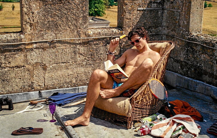 Jacob Elordi en una secuencia de «Saltburn».