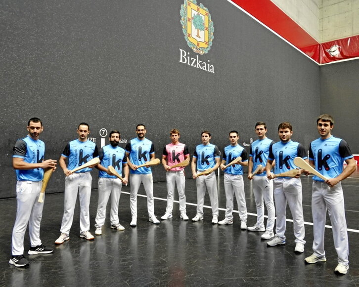 Los palistas participantes en el Individual.