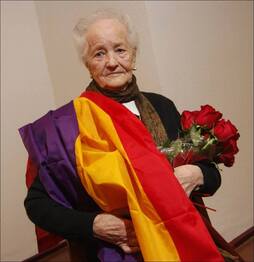 Concha Carretero, 93 urte zituenean. 