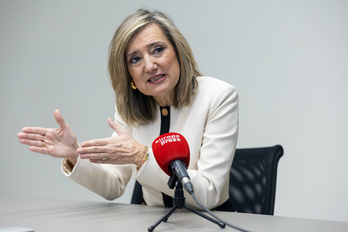 Cristina Ibarrola, en una entrevista a Europa Press en sus últimos días en el cargo.
