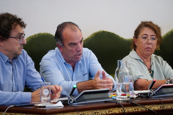 Carlos García Adanero, durante un pleno. 