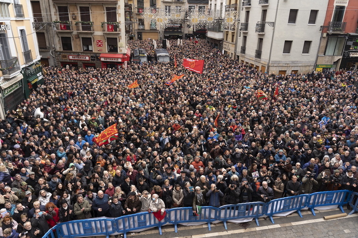 Celebración en la Plaza del Ayuntamiento.