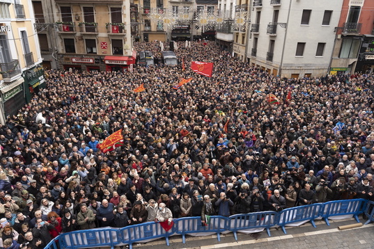 Celebración en la Plaza del Ayuntamiento.