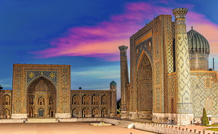 Samarkandako Registan plaza. (GETTY IMAGES)