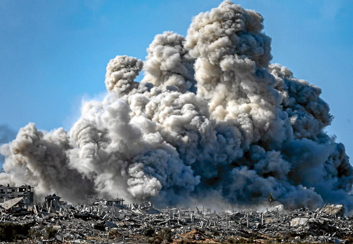 Gazaren aurkako bonbardaketa (Fadel SENNA / AFP)