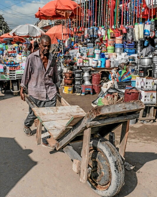 El mercado de Hamarweyne, en Mogadiscio.