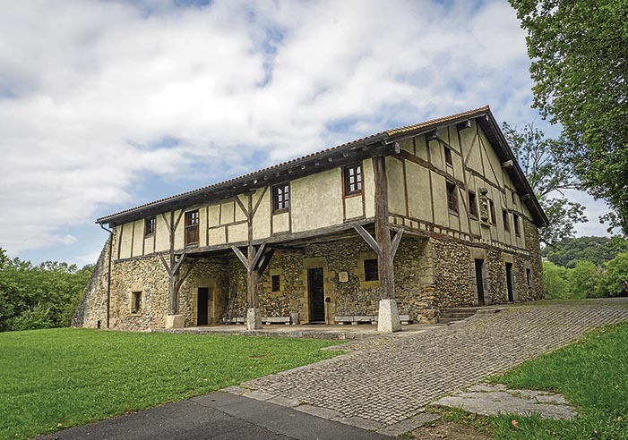 Aspecto actual del caserío Zabalaga, ubicado en Chillida Leku. Gorka Rubio | FOKU