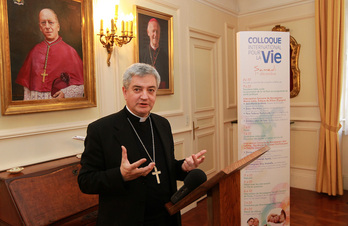 Monseñor Marc Ailleet, obispo de la diócesis de Baiona, Lescar y Oloron..