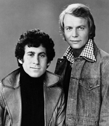 Starsky y Hutch, protagonistas de la serie estadounidense.