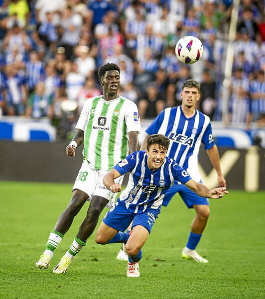Alavés y Betis empataron a uno a principios de octubre.