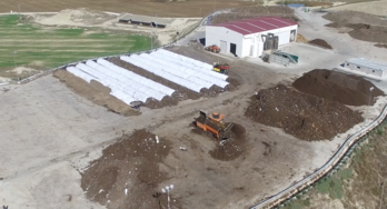 Instalaciones de Ecofert en Artaxoa, donde se han mandado residuos a tratar procedentes de Zubieta.