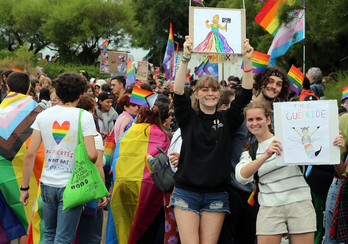 La dernière marche des fiertés à Biarritz a rassemblé des milliers de personnes. (Archive)