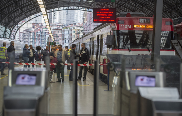 Imagen de archivo de la estación bilbaina de Abando.
