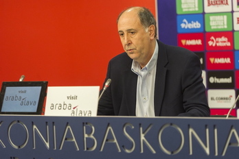 Josean Kerejeta, Saski Baskoniako presidentea.
