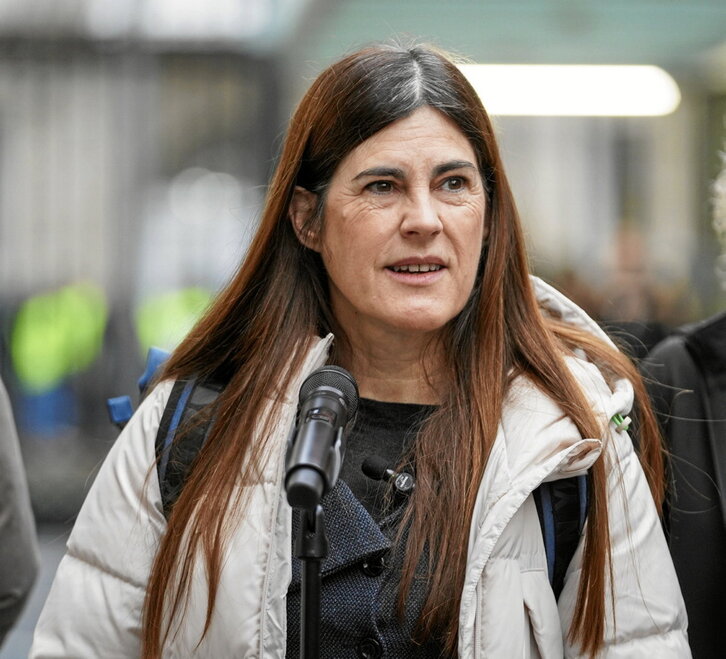 Miren Gorrotxategi, portavoz actual de Elkarrekin Podemos-IU en el Parlamento.