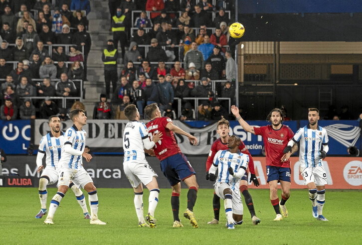 El derbi copero contra la Real de este miércoles en El Sadar es el inminente compromiso que les aguarda a los rojillos.