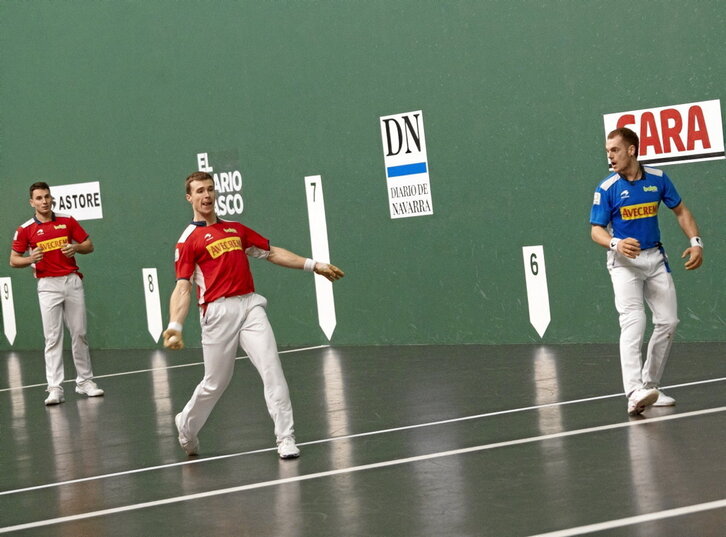 Iñaki Artolak sotamanoarekin min handia egin zien aurkariei.