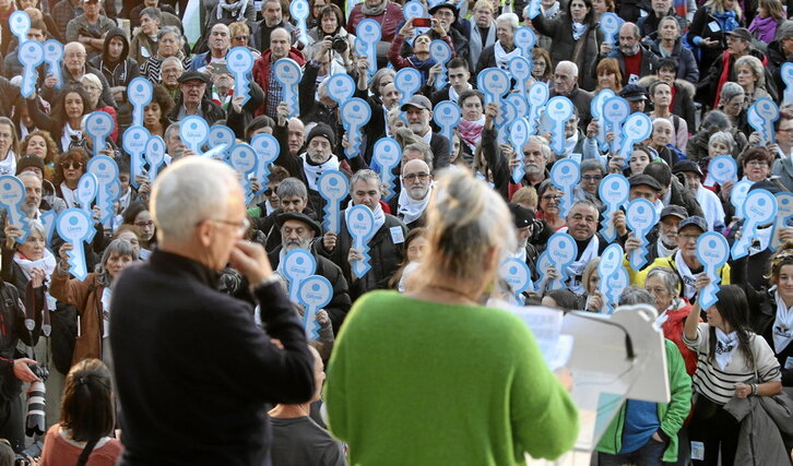 Las llaves protagonizaron el acto final en el Ayuntamiento.