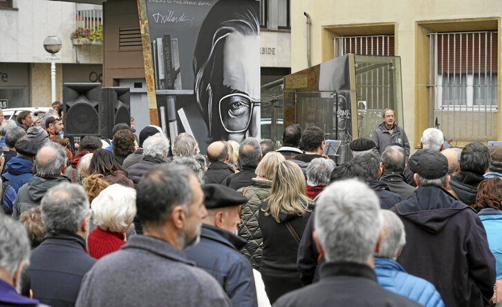 Urtero bezala, Txillardegiren omenezko ekitaldia egin zuten atzo Antiguan.