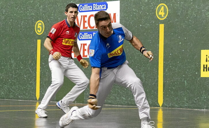 Lau eta Erdiko finaleko arantza atera ahal izan zuen Peio Etxeberriak Jokin Altunaren aurka.