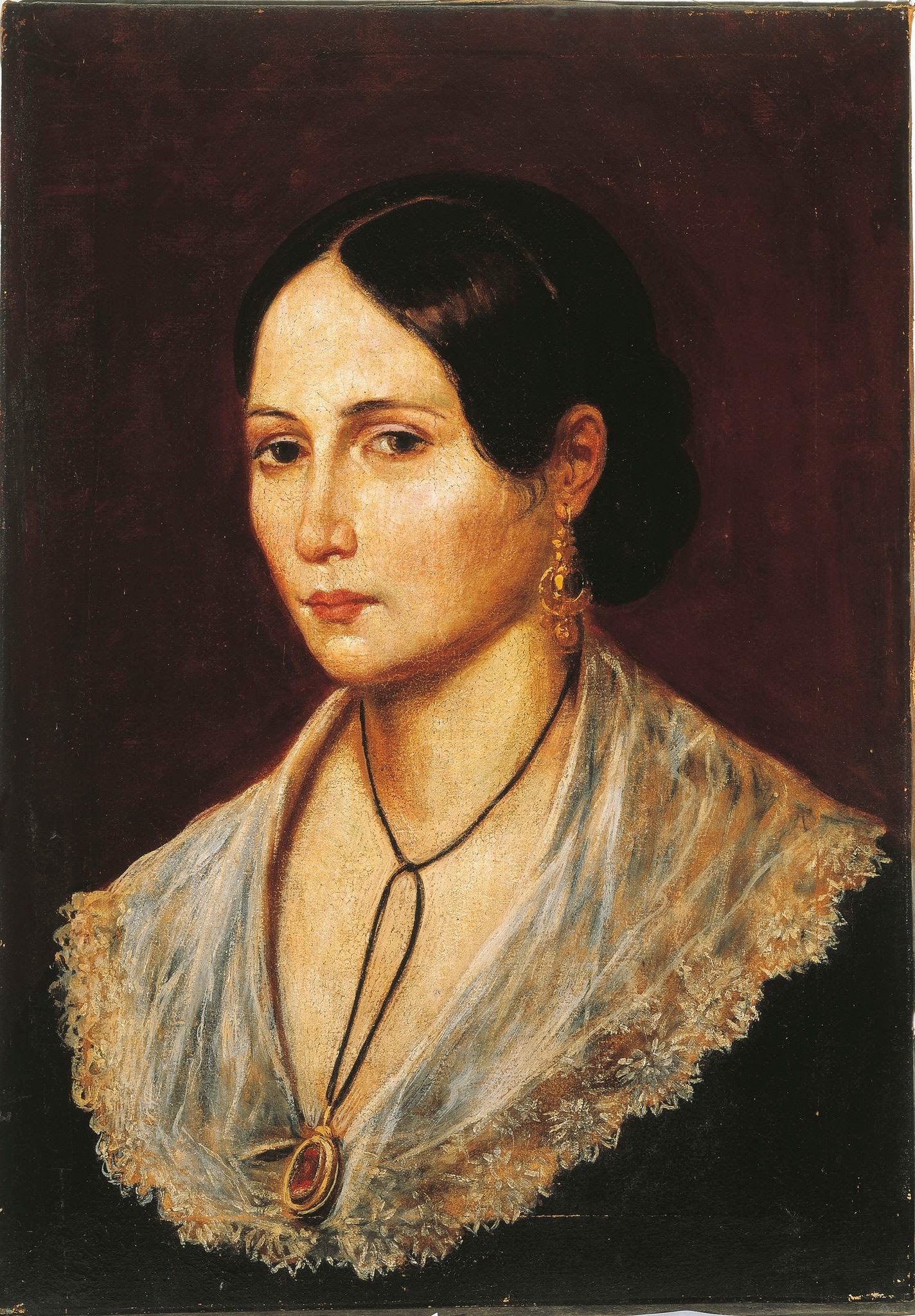 Anita Garibaldi, garaiko margo batean. Porto Garibaldin zendu zen. (Wikimedia Commons)