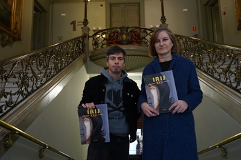 Julen Ribas eta Yurre Ugarte, ‘Iris XXII’ aurkezten.